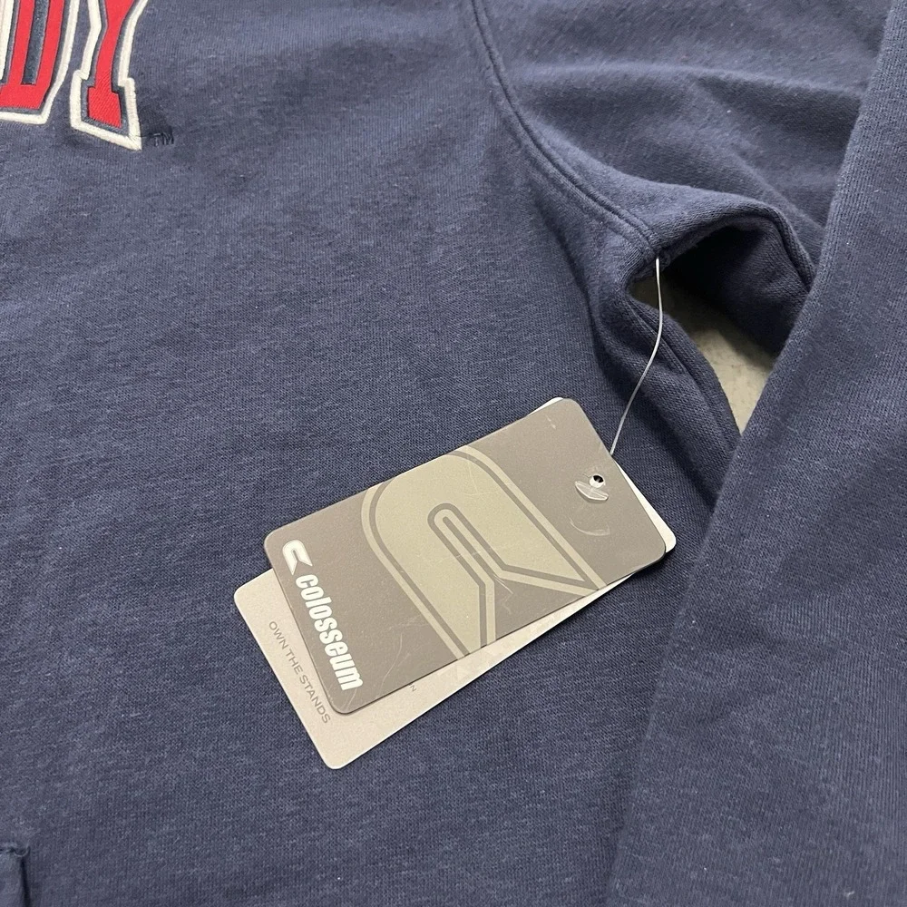 Ole‎ Miss Rebels Mens Hotty Toddy Hoodie Navy Blue Pullover Sweatshirt XL NWT